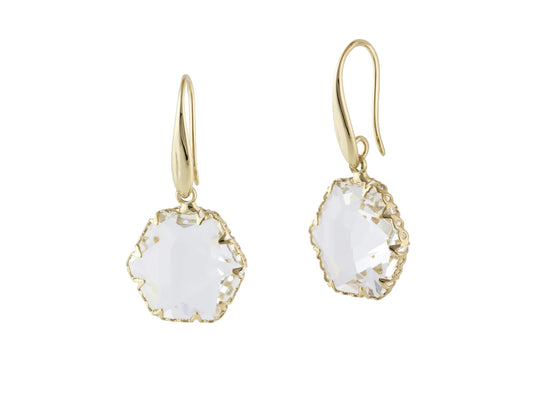 Nellie's Nuggets Earrings Crystal Halo Earrings