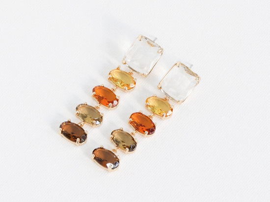 Nellie's Nuggets Earrings Golden Hour Cascade Earrings