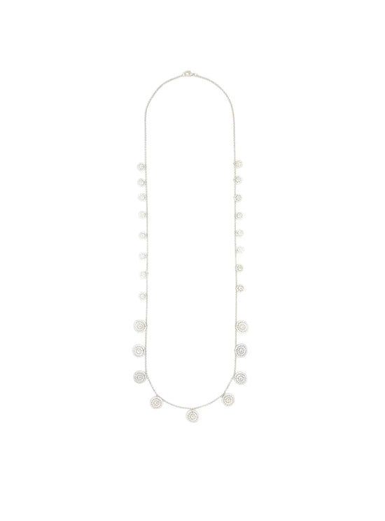 Nellie's Nuggets Necklaces Matte Silver MS Nellie's Necklace