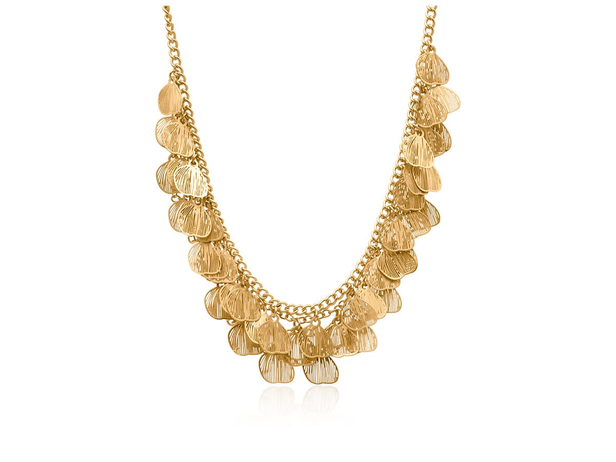 Nellie's Nuggets Necklaces Petal Cluster Necklace in Gold