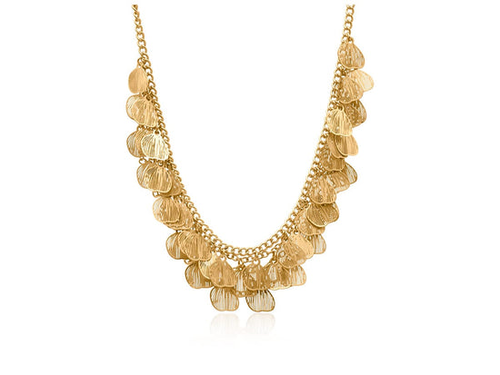 Nellie's Nuggets Necklaces Petal Cluster Necklace in Gold