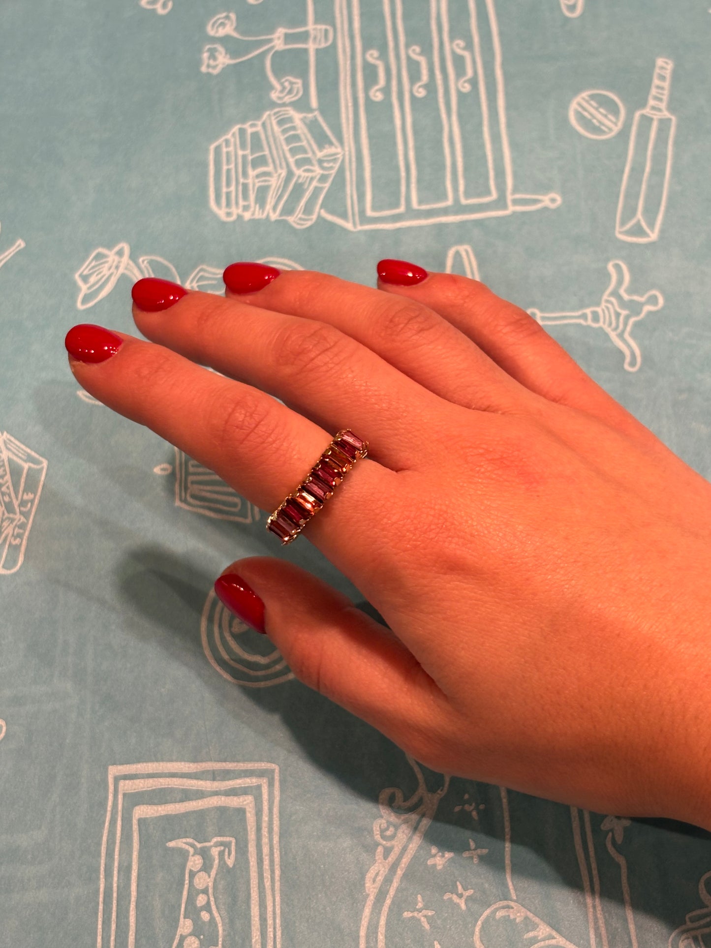 Nellie's Nuggets Rings Baguette Stretch Rings
