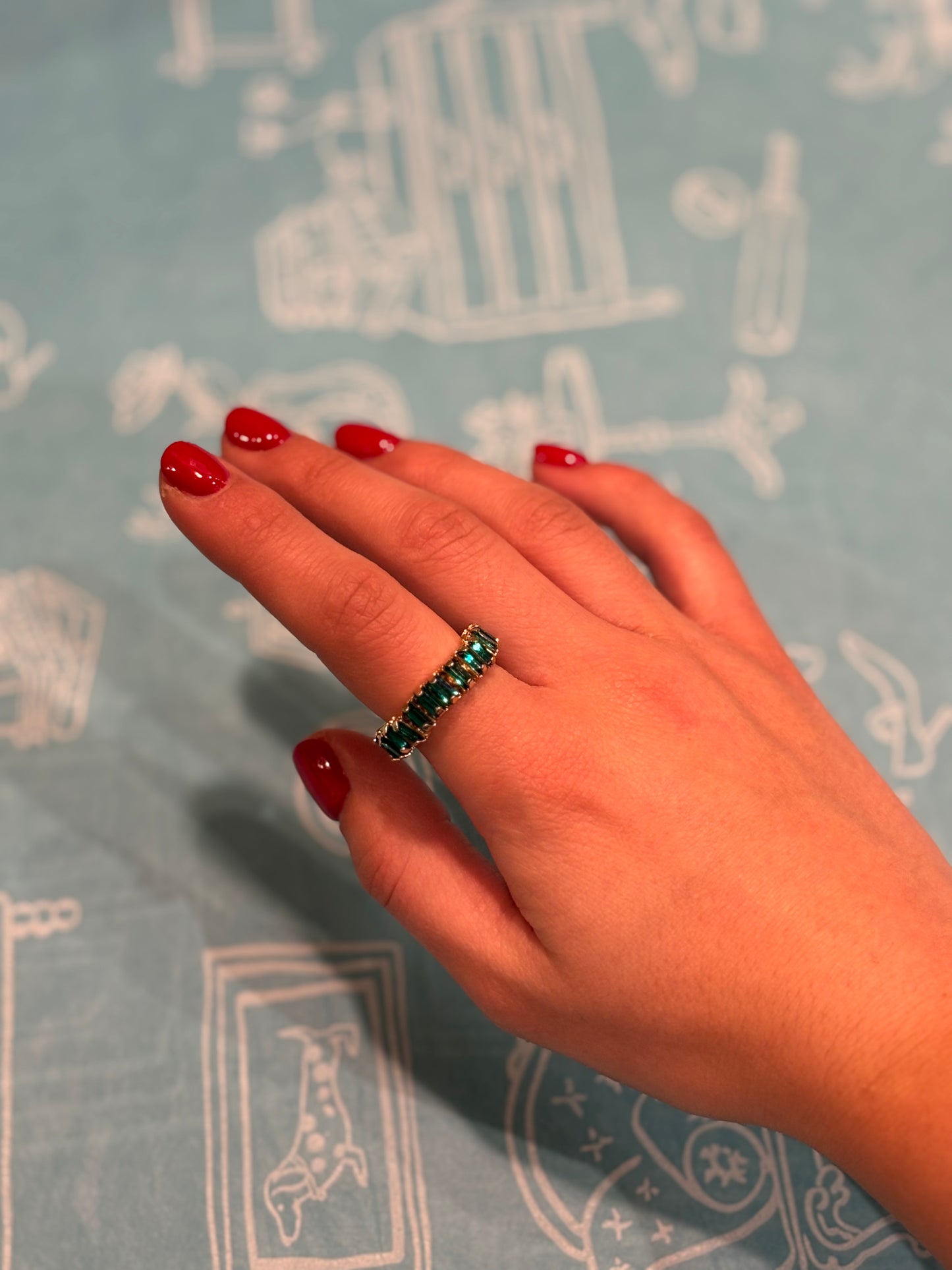 Nellie's Nuggets Rings Baguette Stretch Rings