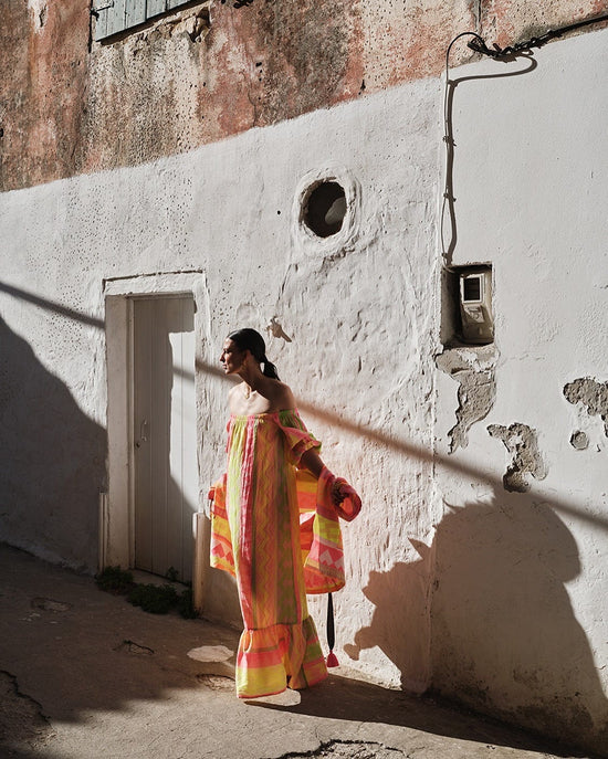 NEMA Resortwear Dresses Fluorescent Gypsy Dress