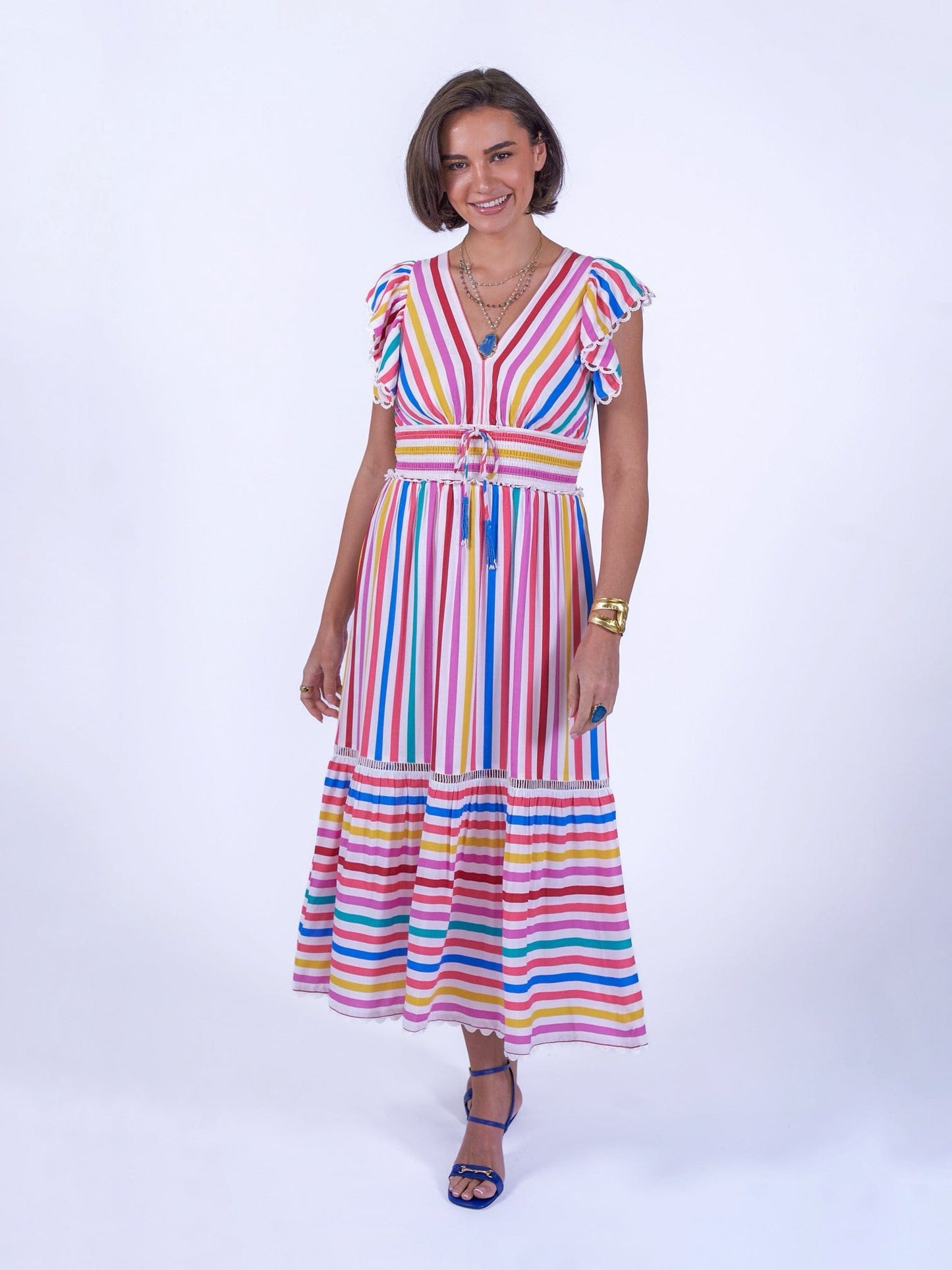 New Day Originals Dresses Misha Dress in Candy Stripe