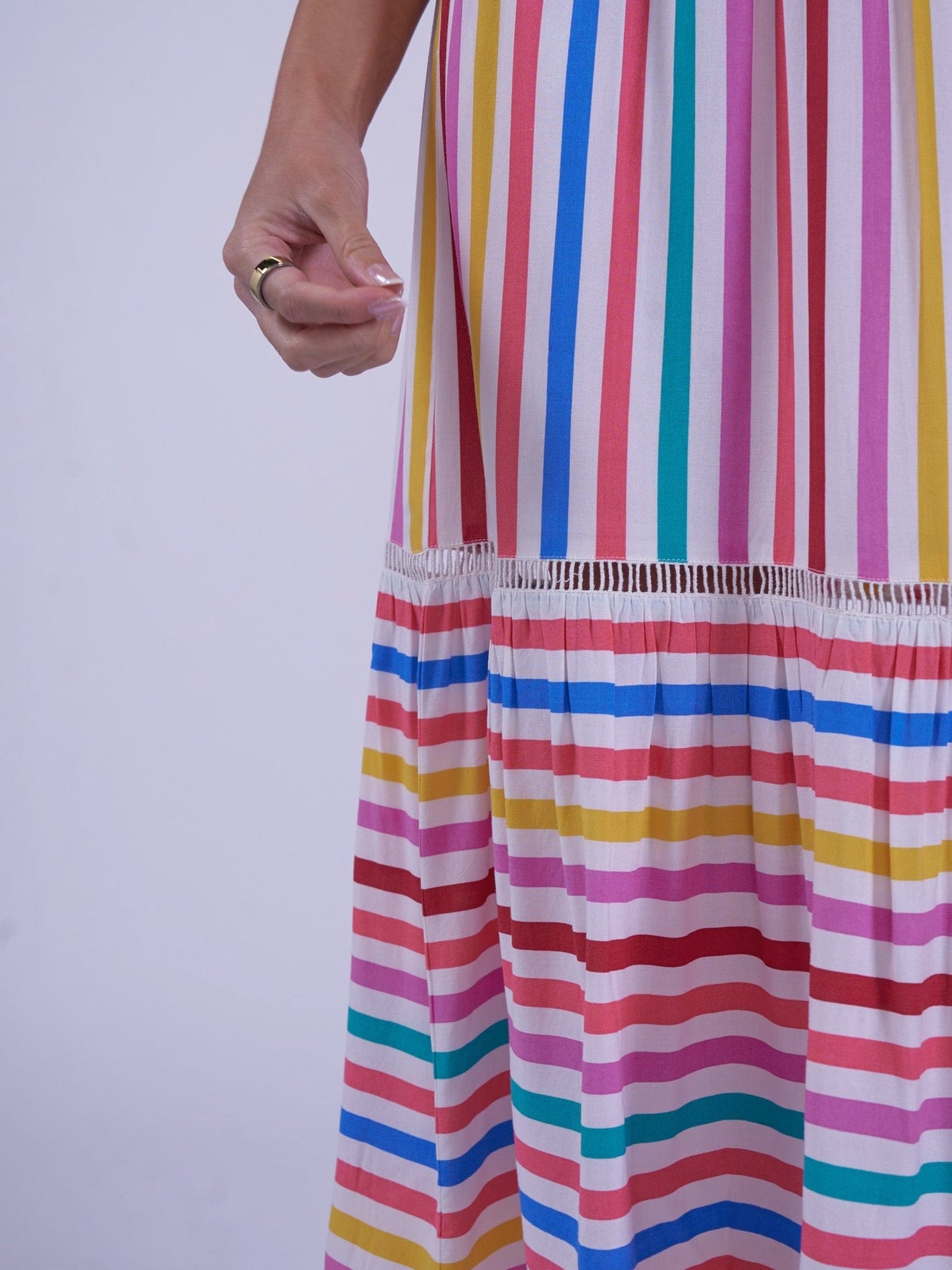 New Day Originals Dresses Misha Dress in Candy Stripe