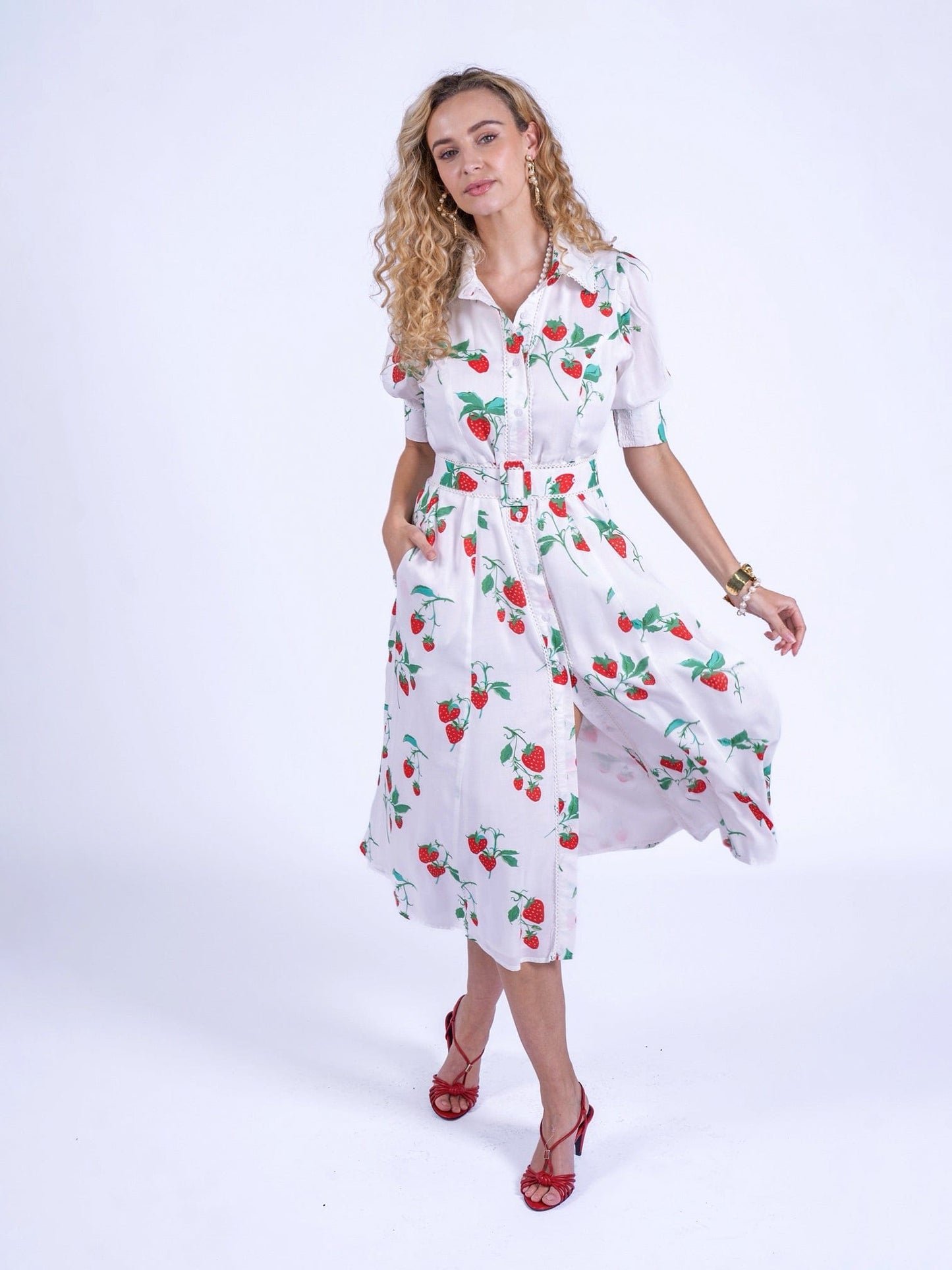 New Day Originals Dresses Sydney Dress in Strawberry