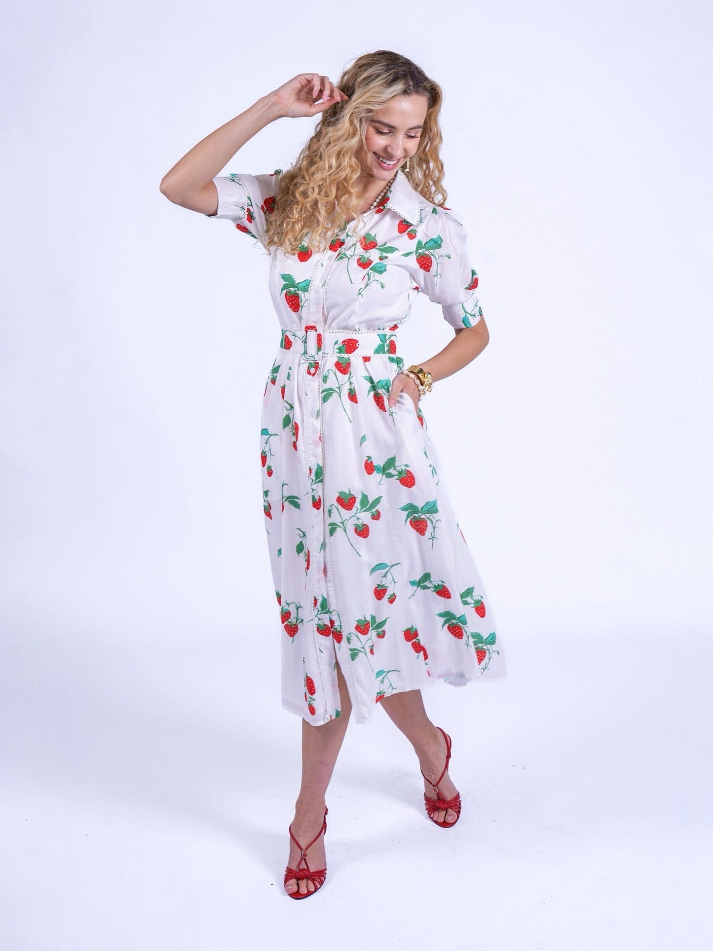 New Day Originals Dresses Sydney Dress in Strawberry