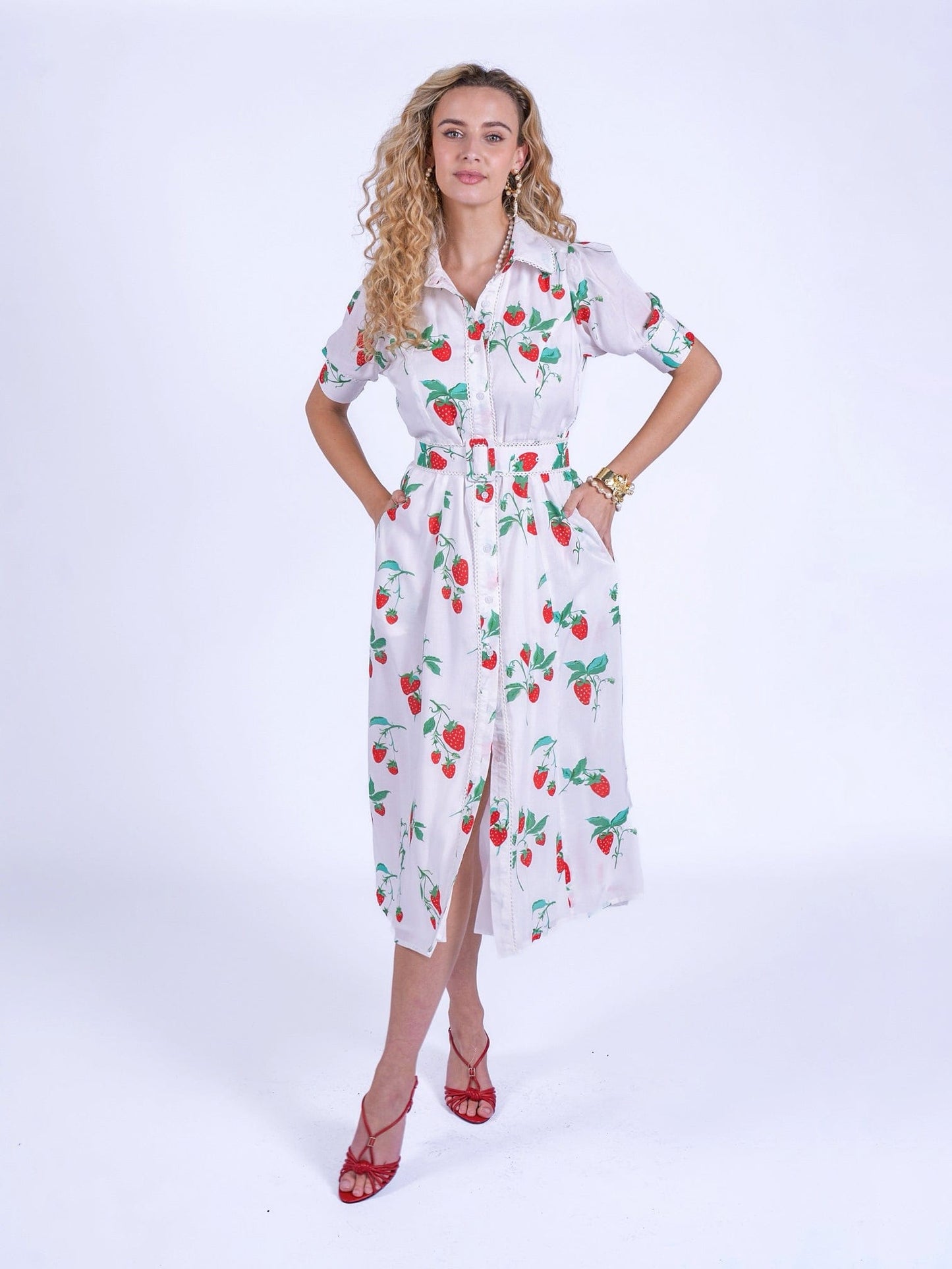 New Day Originals Dresses Sydney Dress in Strawberry