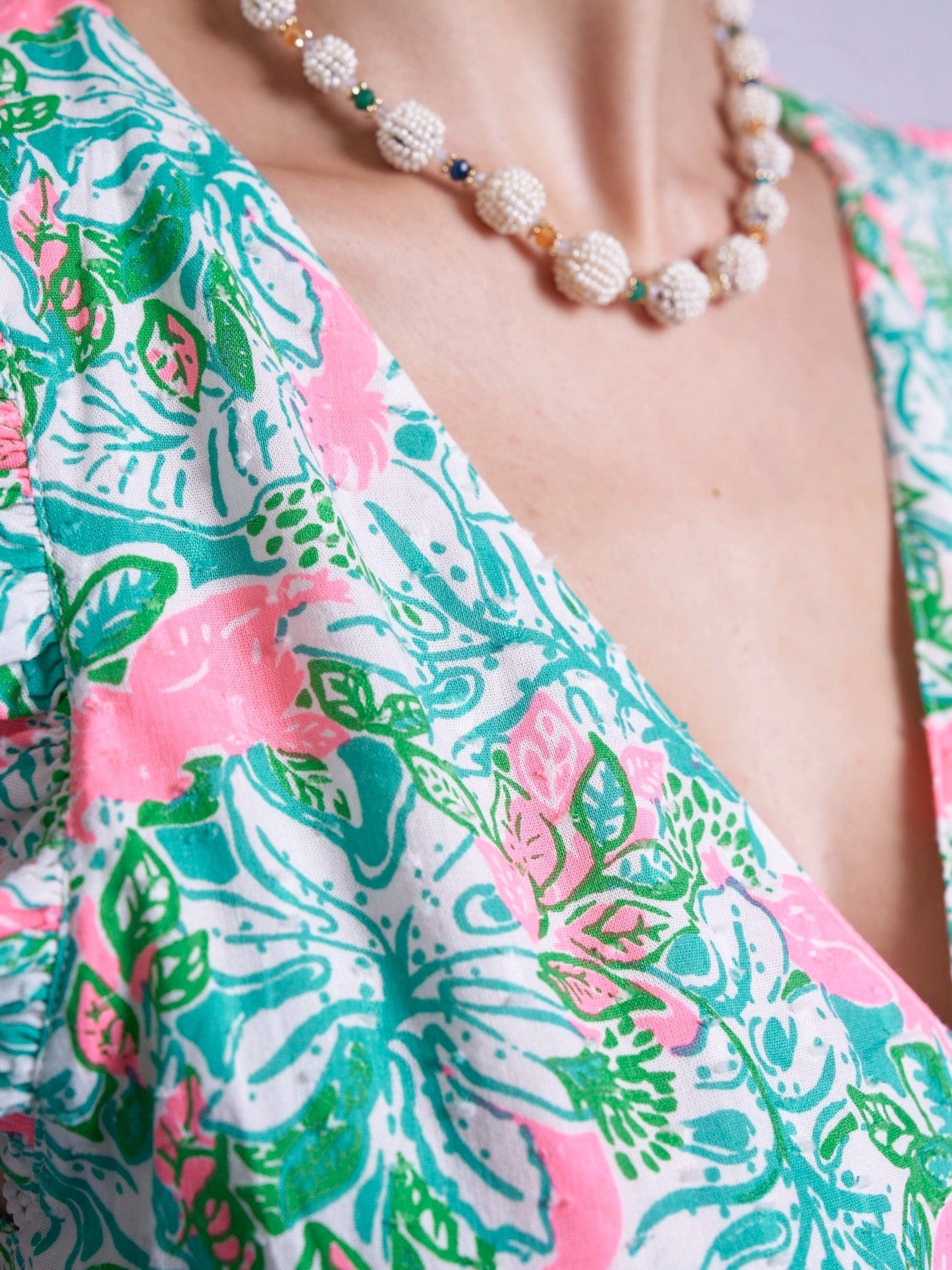 New Day Originals Misha Dress in Pink Parrot