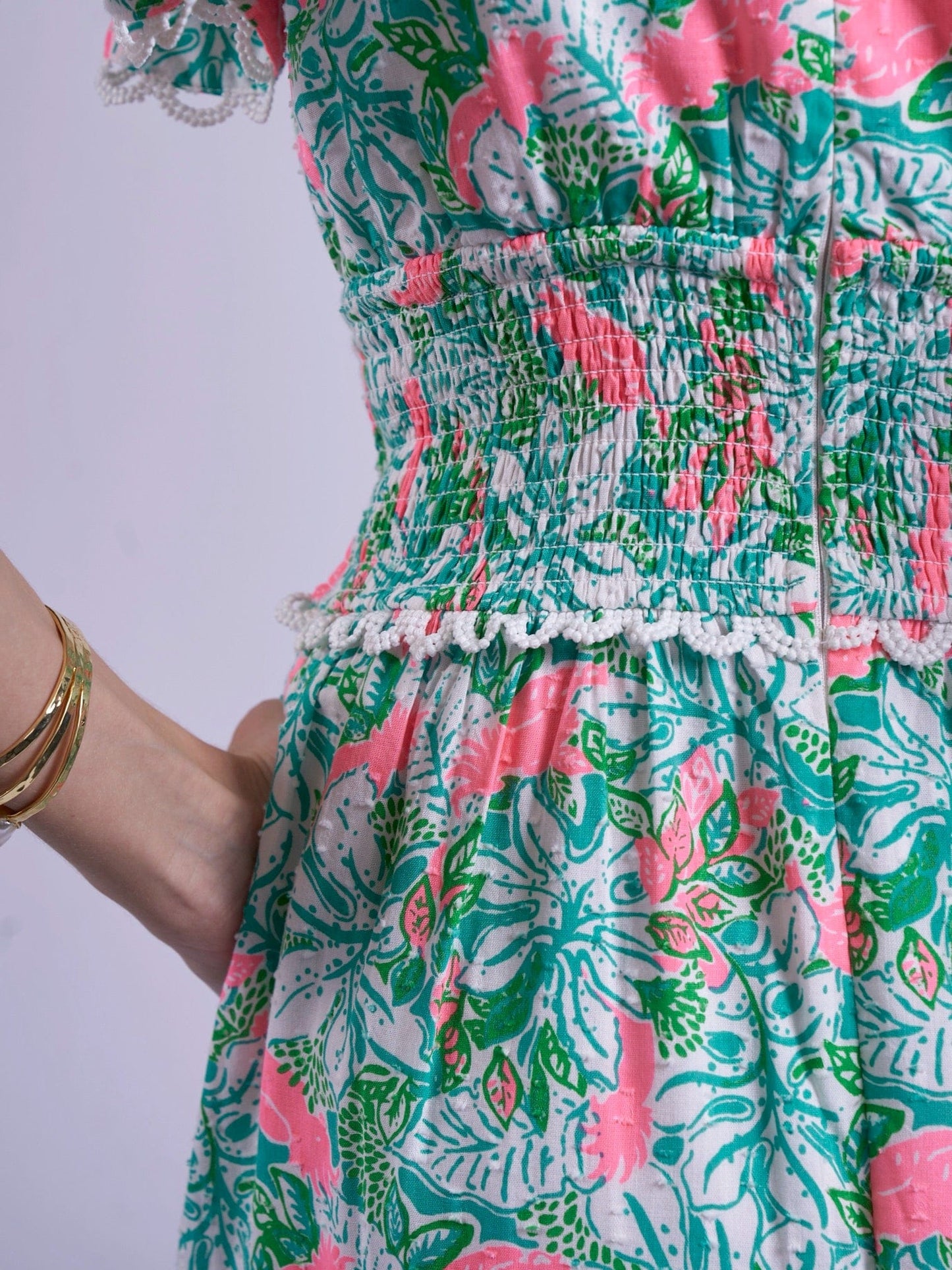 New Day Originals Misha Dress in Pink Parrot