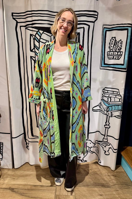 Nila Parmar Jackets IKAT Kimonos