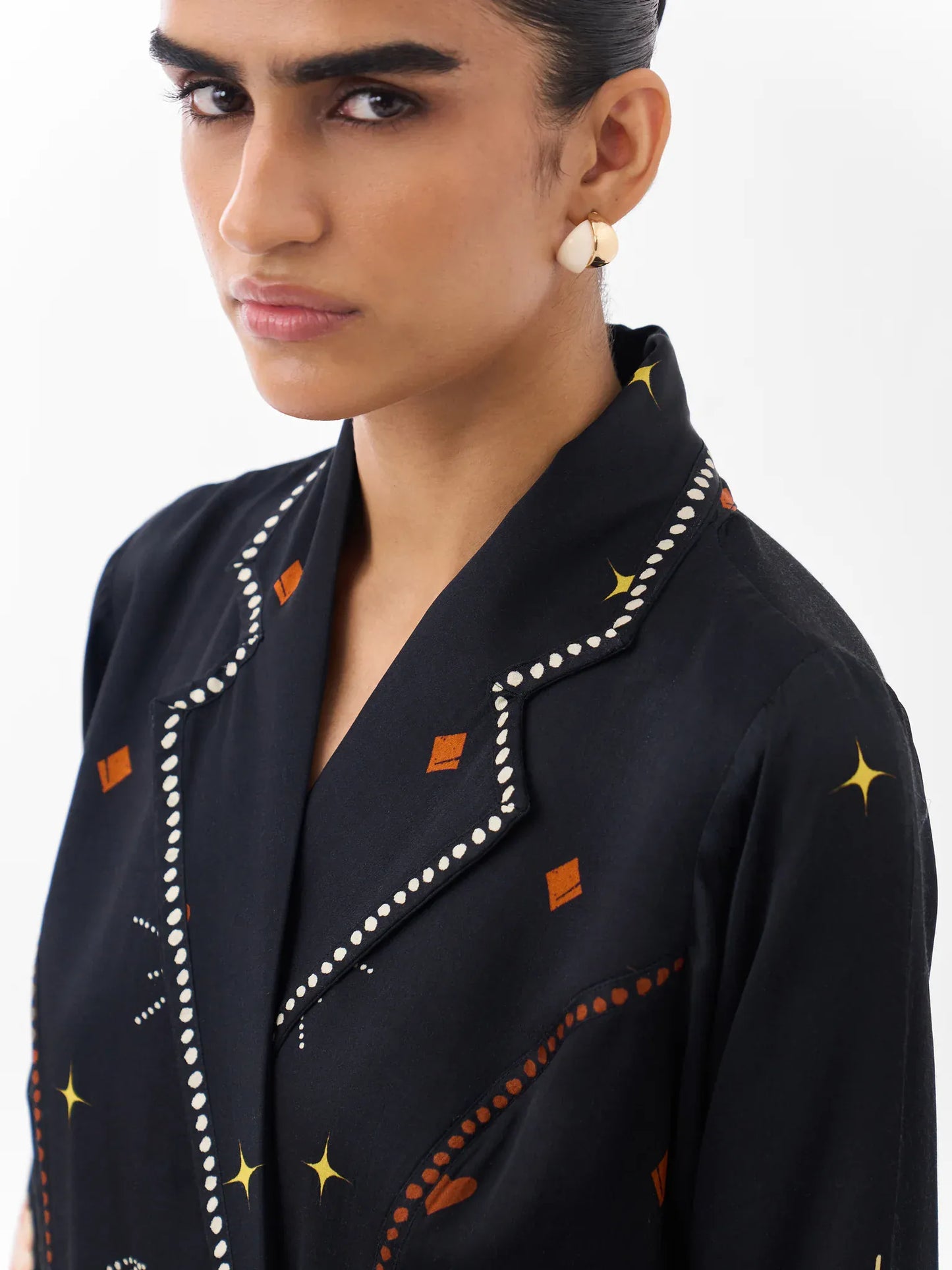 NOIB Dresses Willow Coat Dress in Postcards & Petals