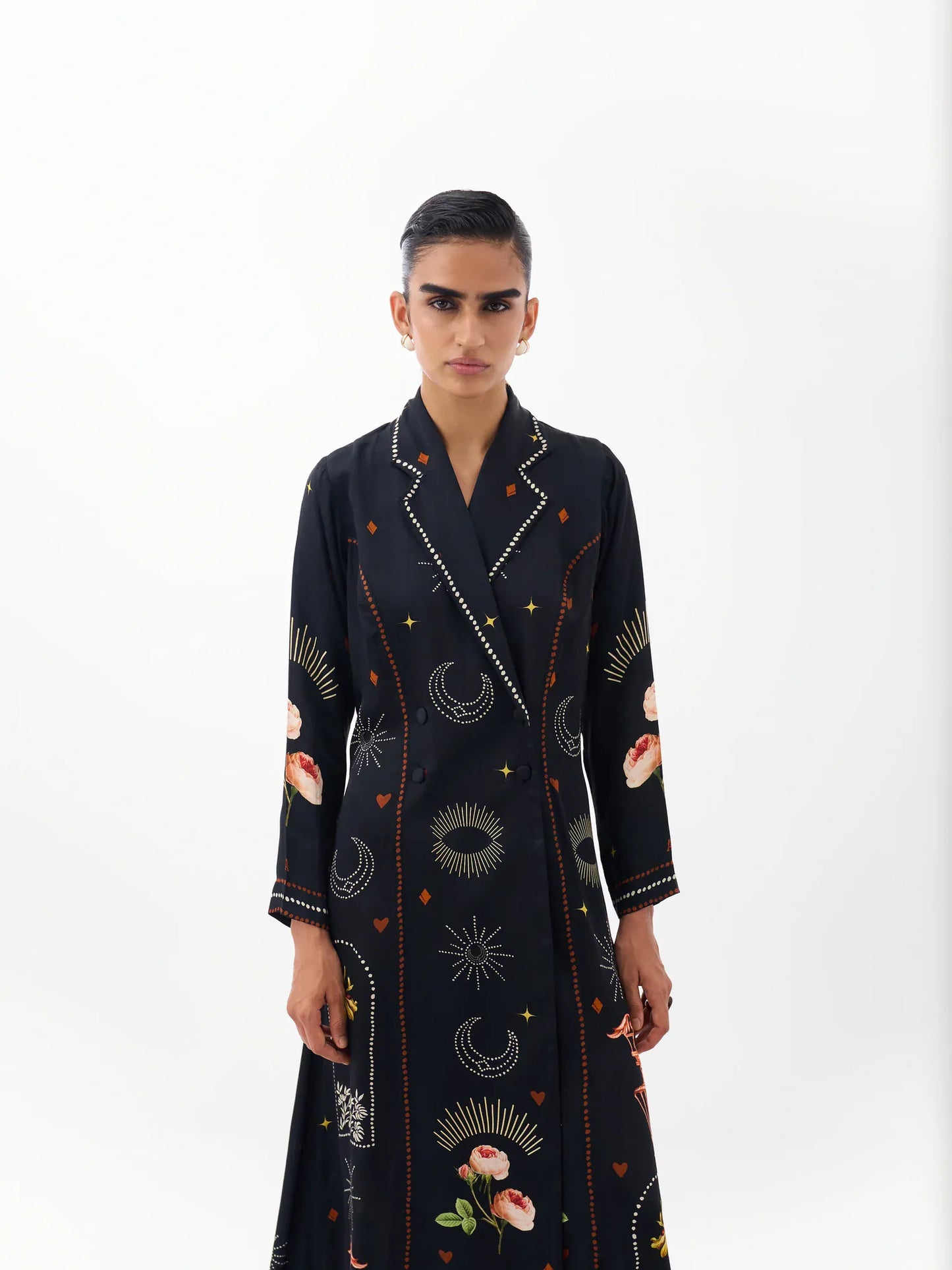 NOIB Dresses Willow Coat Dress in Postcards & Petals