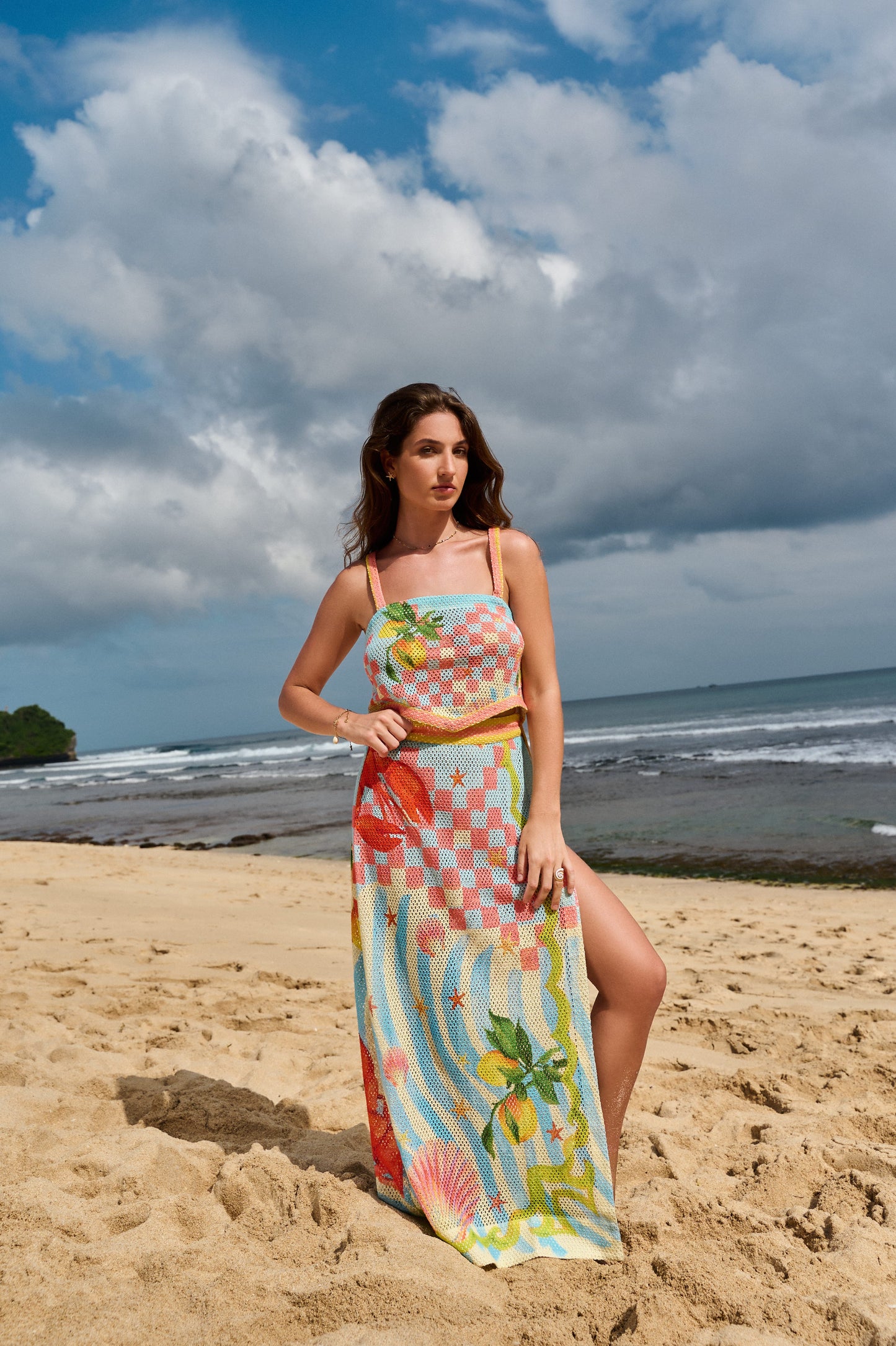 NOIB Skirts Magda Skirt in Summer Zest