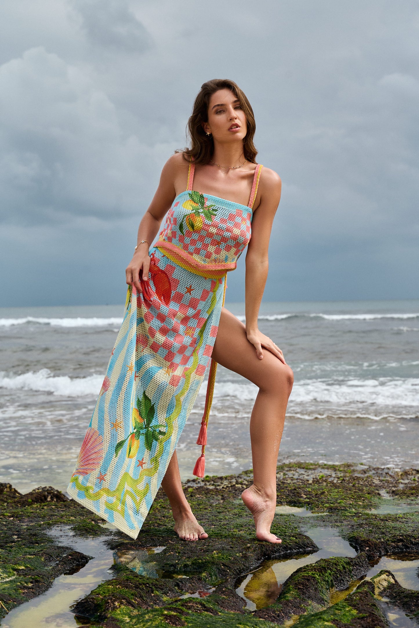 NOIB Tops Magda Top in Summer Zest