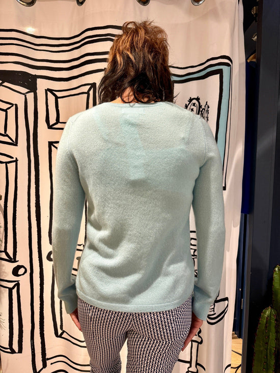 NOT SHY Knitwear Becka Cashmere Jumper Opaline