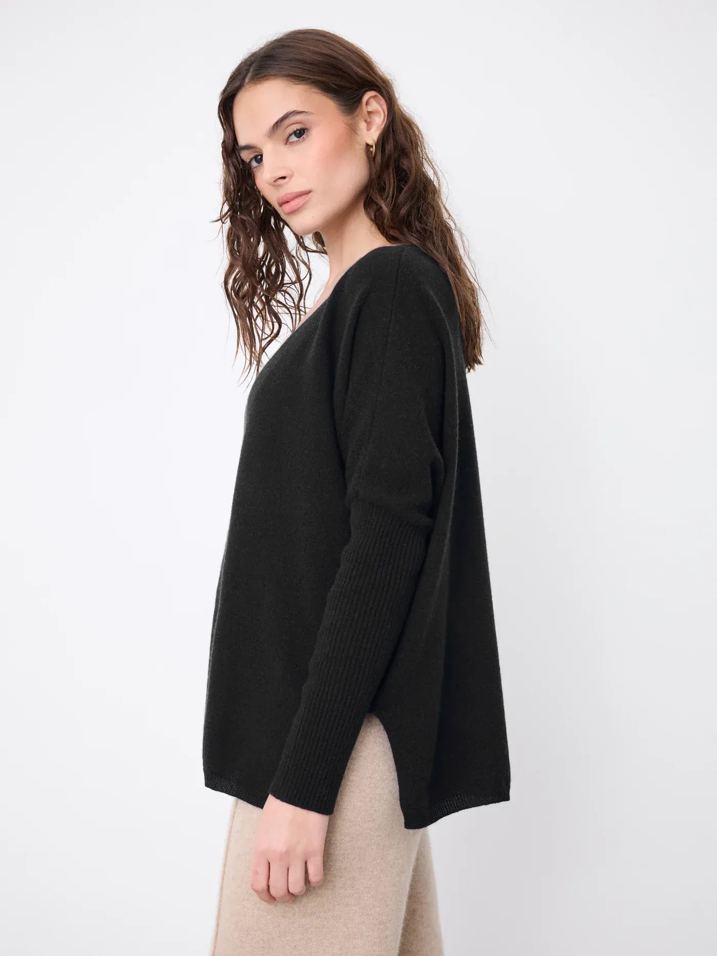 NOT SHY Knitwear Faustine Cashmere Jumper in Noir