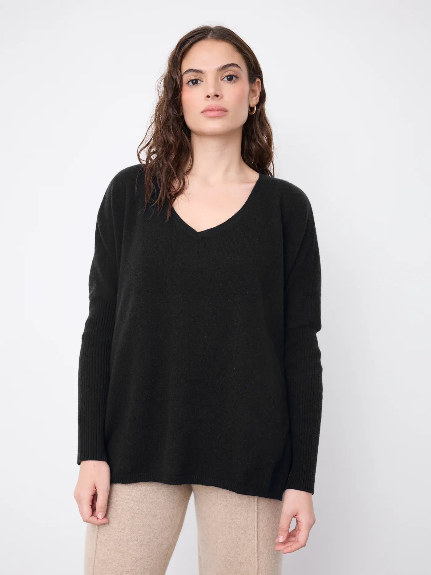 NOT SHY Knitwear Faustine Cashmere Jumper in Noir