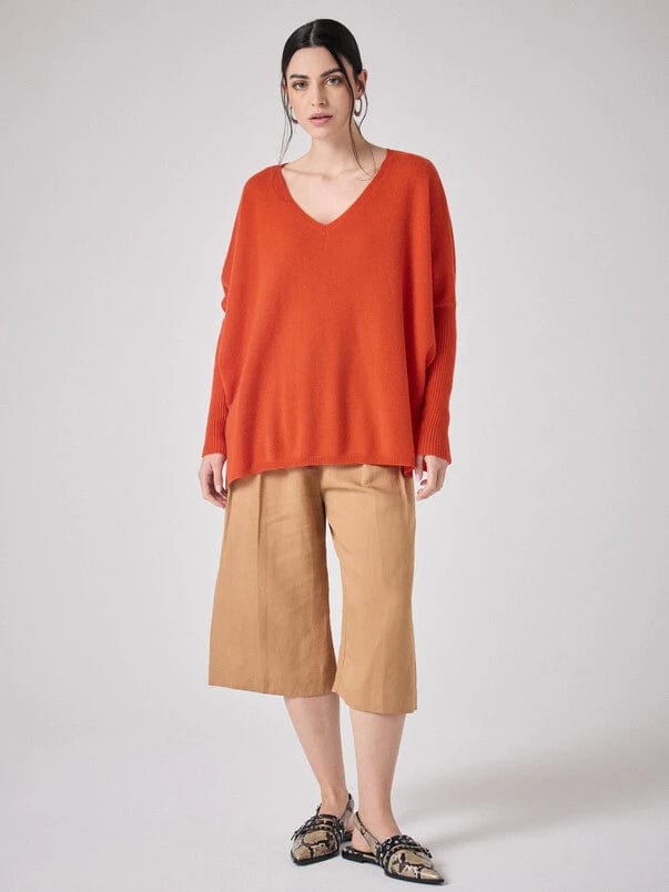 NOT SHY Knitwear Faustine Cashmere Jumper in Spicy