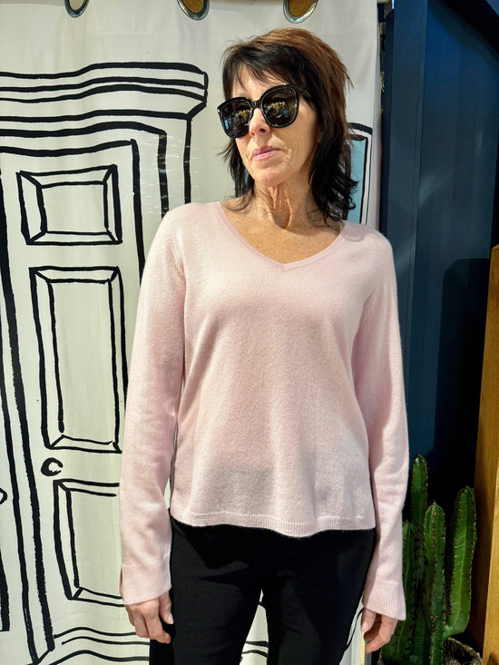 NOT SHY Knitwear Penelope Cashmere Jumper Pink Pearl