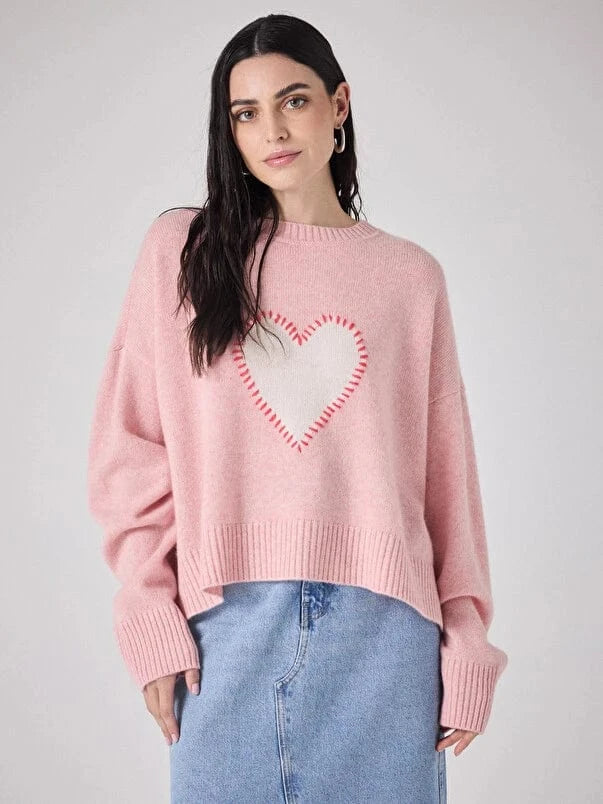 NOT SHY Knitwear Robbie Cashmere Jumper in Fairy/Ecru