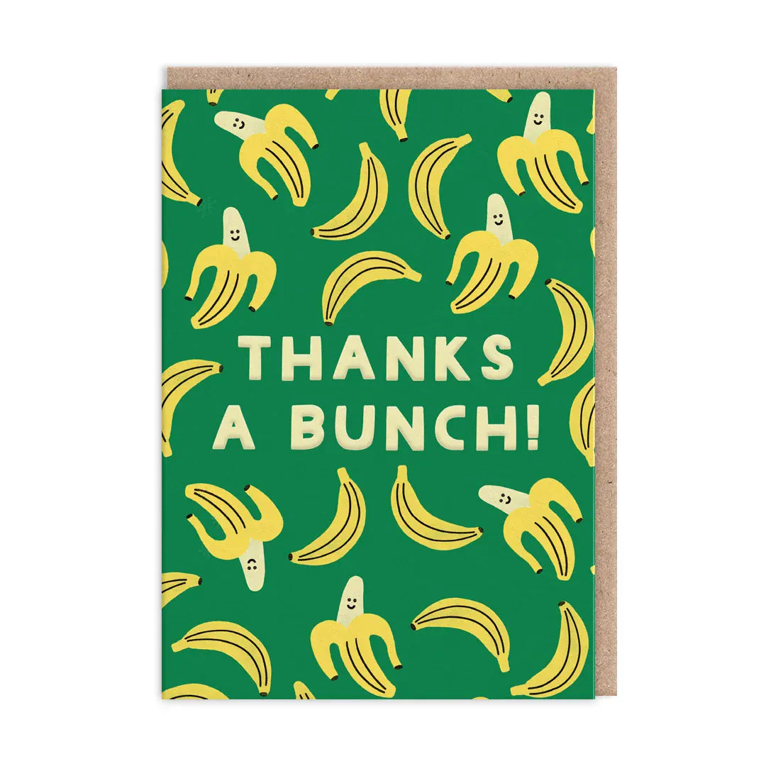 OHH DEER Greetings Cards THANKS A BUNCH - Thank You Cards - multipack of 6
