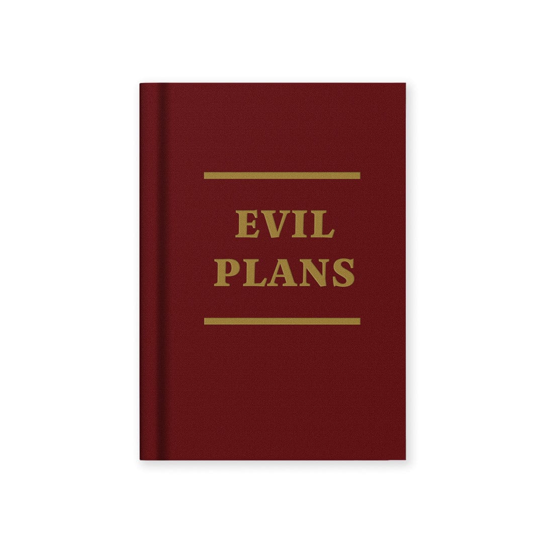 OHH DEER Notebooks EVIL PLANS Notebooks A7 by OHH DEER