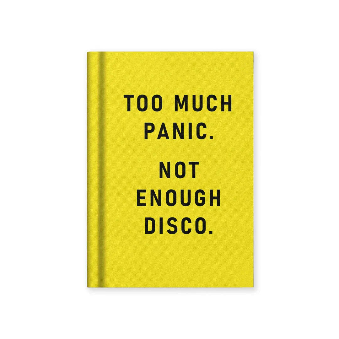 OHH DEER Notebooks Too Much Panic - Not Enough Disco Notebooks A7 by OHH DEER