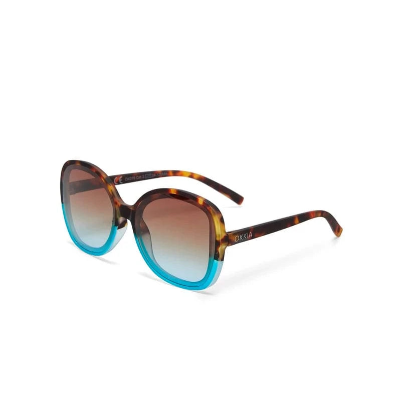 OKKIA Anna Sunglasses in Havana Blue