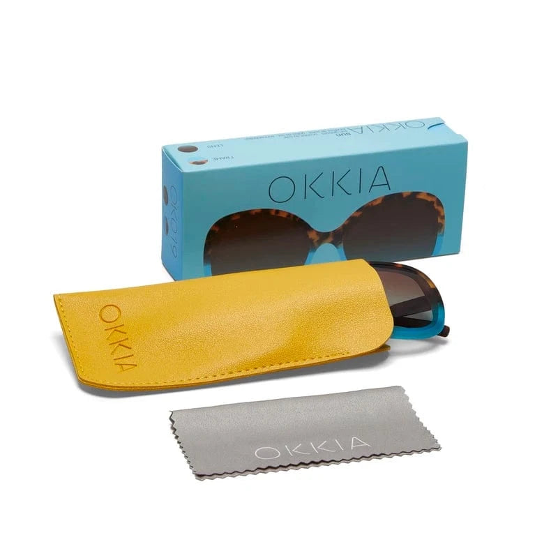 OKKIA Anna Sunglasses in Havana Blue
