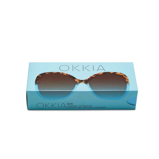 OKKIA Anna Sunglasses in Havana Blue