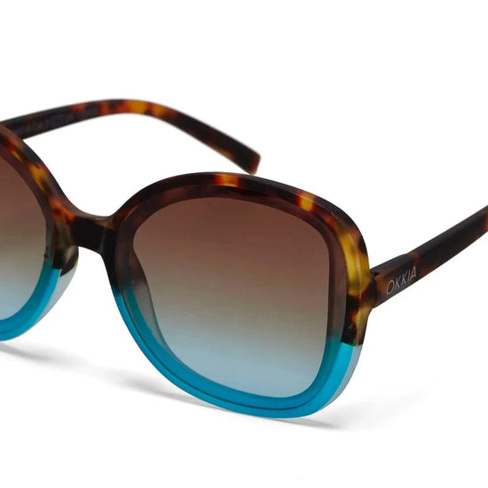 OKKIA Anna Sunglasses in Havana Blue