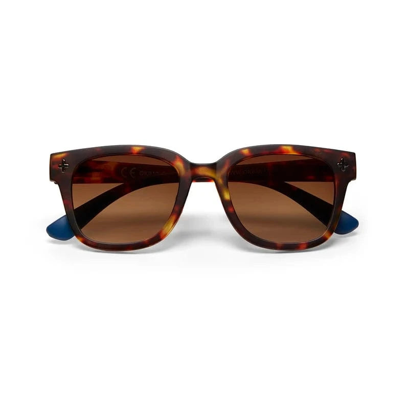 OKKIA Eyewear Giovanni Sunglasses Havana and Blue