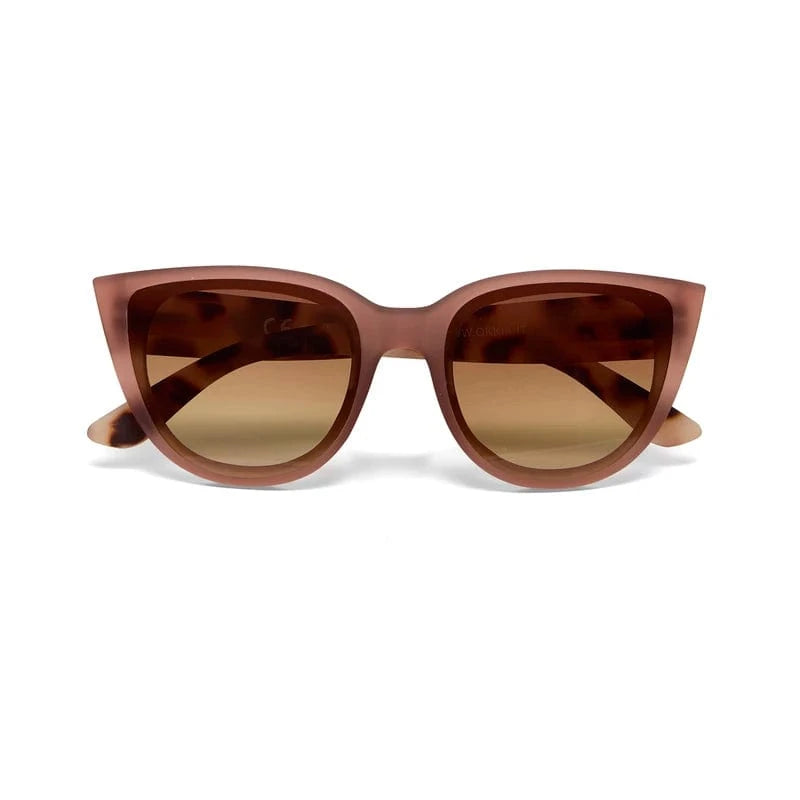 OKKIA Eyewear Silvia Sunglasses in Pink Havana Brown Gradient
