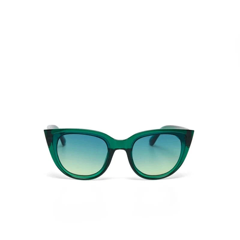 OKKIA Eyewear Silvia Sunglasses in Transparent Green