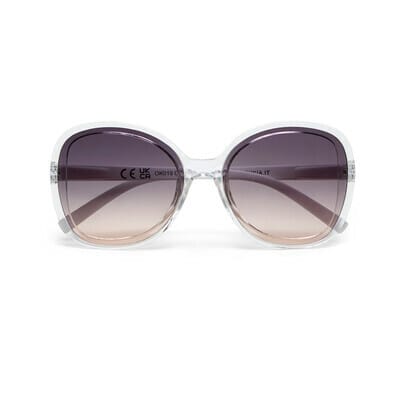 OKKIA Sunglasses Anna Sunglasses in Clear (Black Lense)