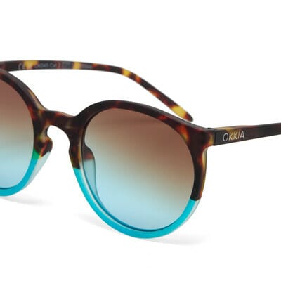 OKKIA Sunglasses Berlino Sunglasses in Havana Blue