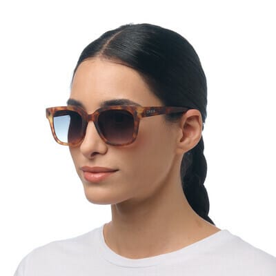 OKKIA Sunglasses Giovanni Sunglasses Sahara Havana (green lenses)