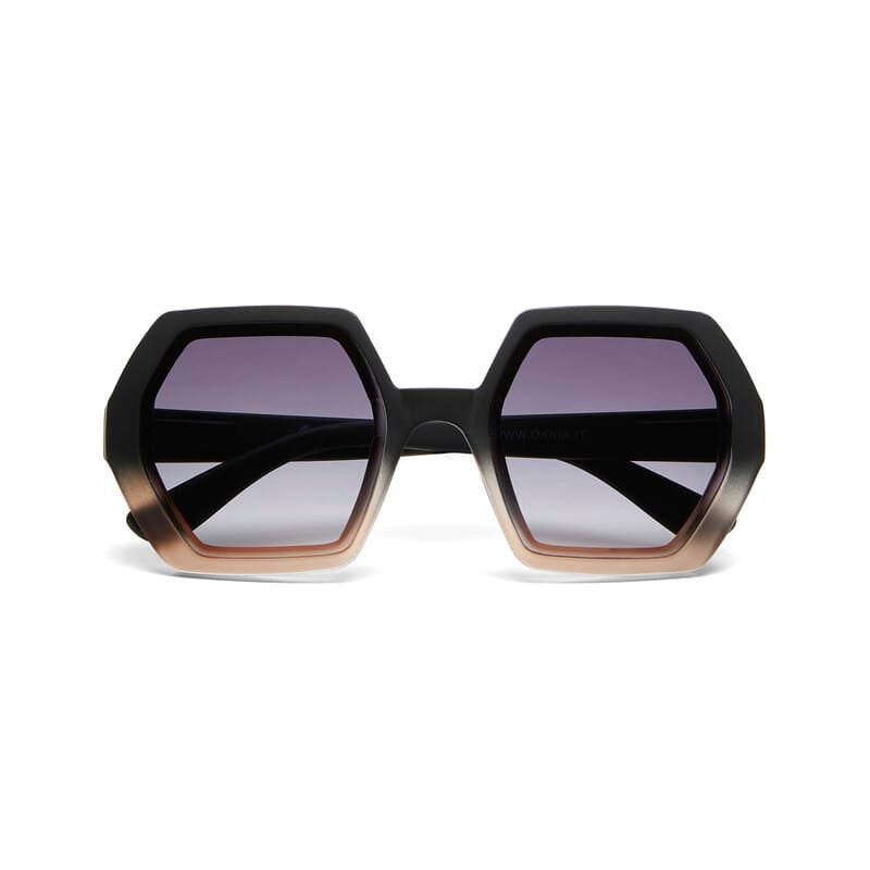 OKKIA Sunglasses OK019-HB Black Rose Pink Emma Sun Glasses