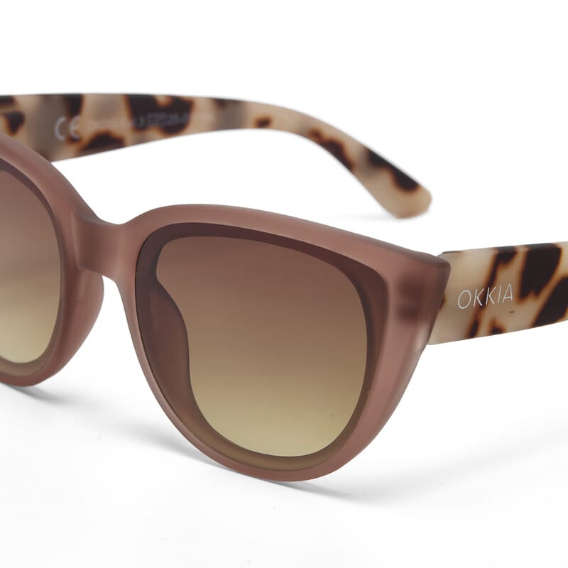 OKKIA Sunglasses OK020-PH Silvia Pink Havana Glasses