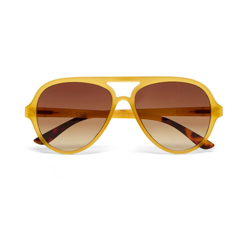 OKKIA Sunglasses OK021-TYE ALESSIO Transparent Yellow Sun Glasses