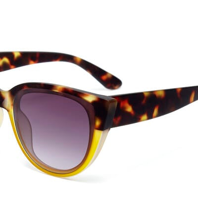OKKIA Sunglasses Silvia Sunglasses in Havana Yellow