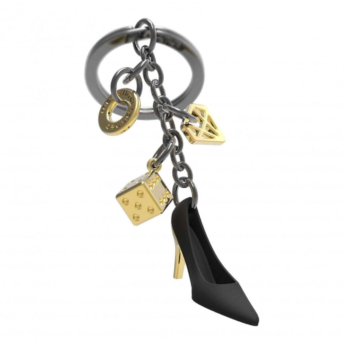 Oli Olsen Keyrings Black High Heel Key Ring