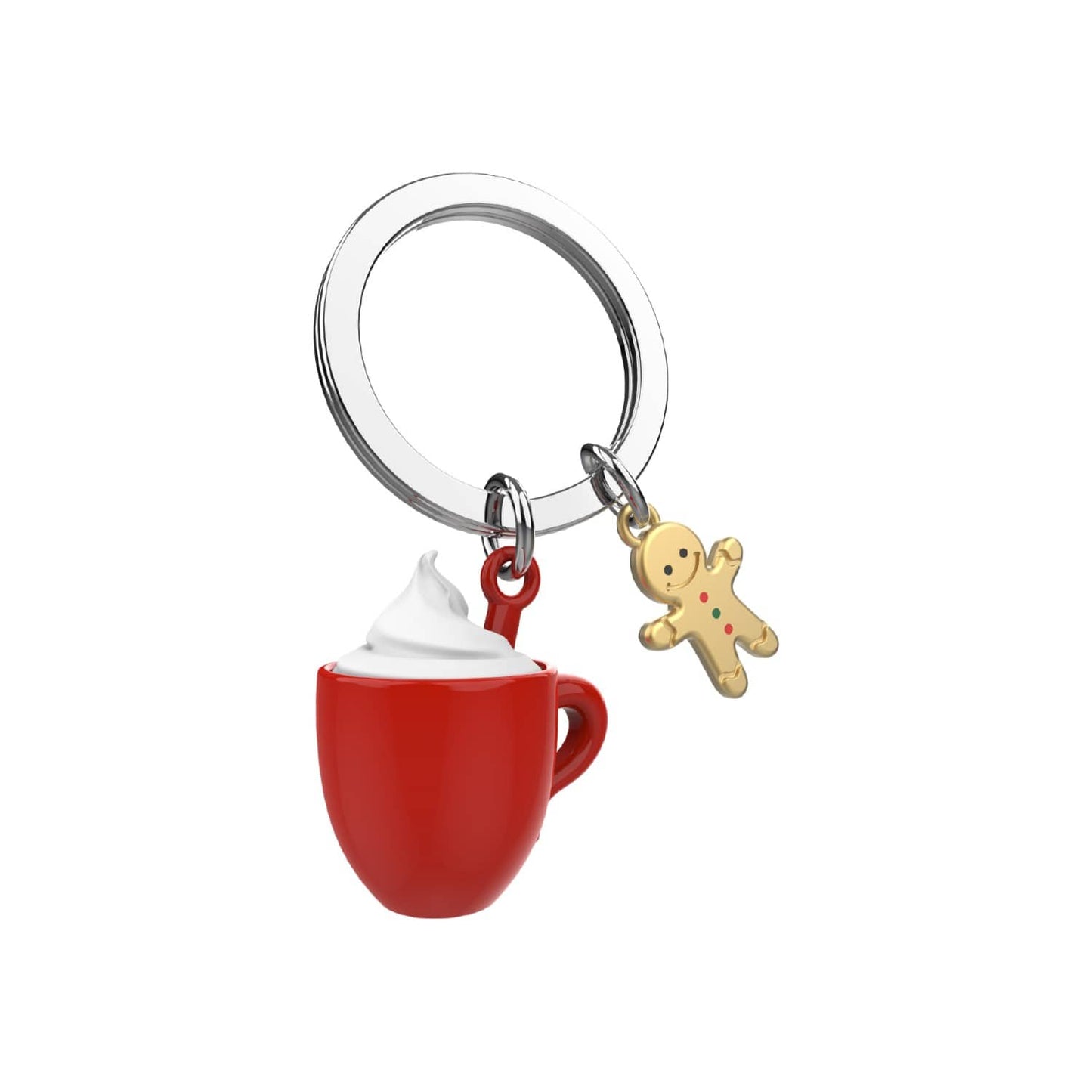 Oli Olsen Keyrings Mug With Gingerbread Man Key Ring