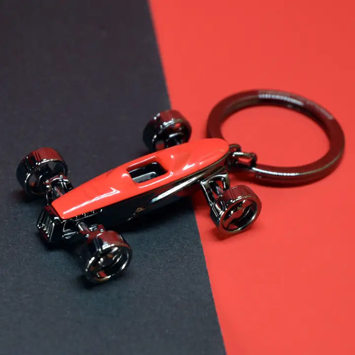 Oli Olsen Keyrings Red Racing Car Keyring