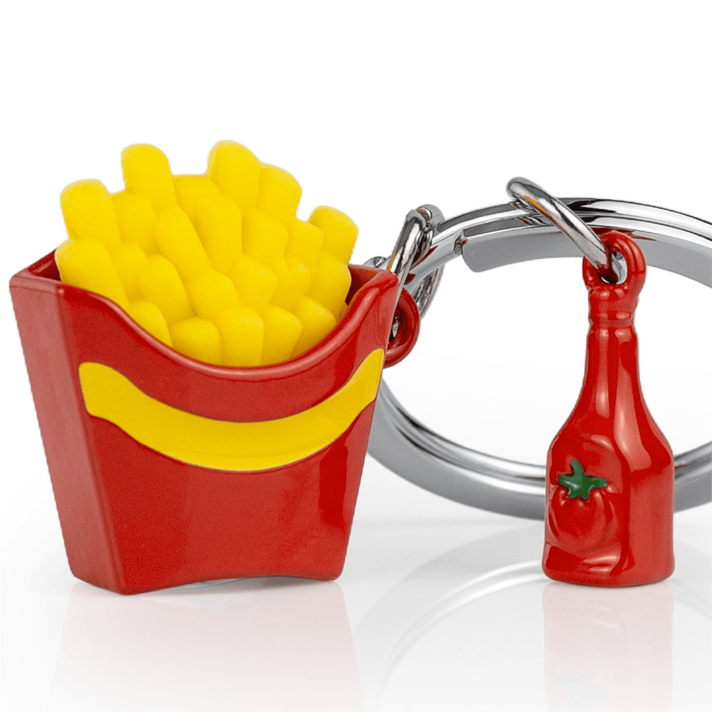 Oli Olsen Metalmorphose French Fries With Ketchup Keyring
