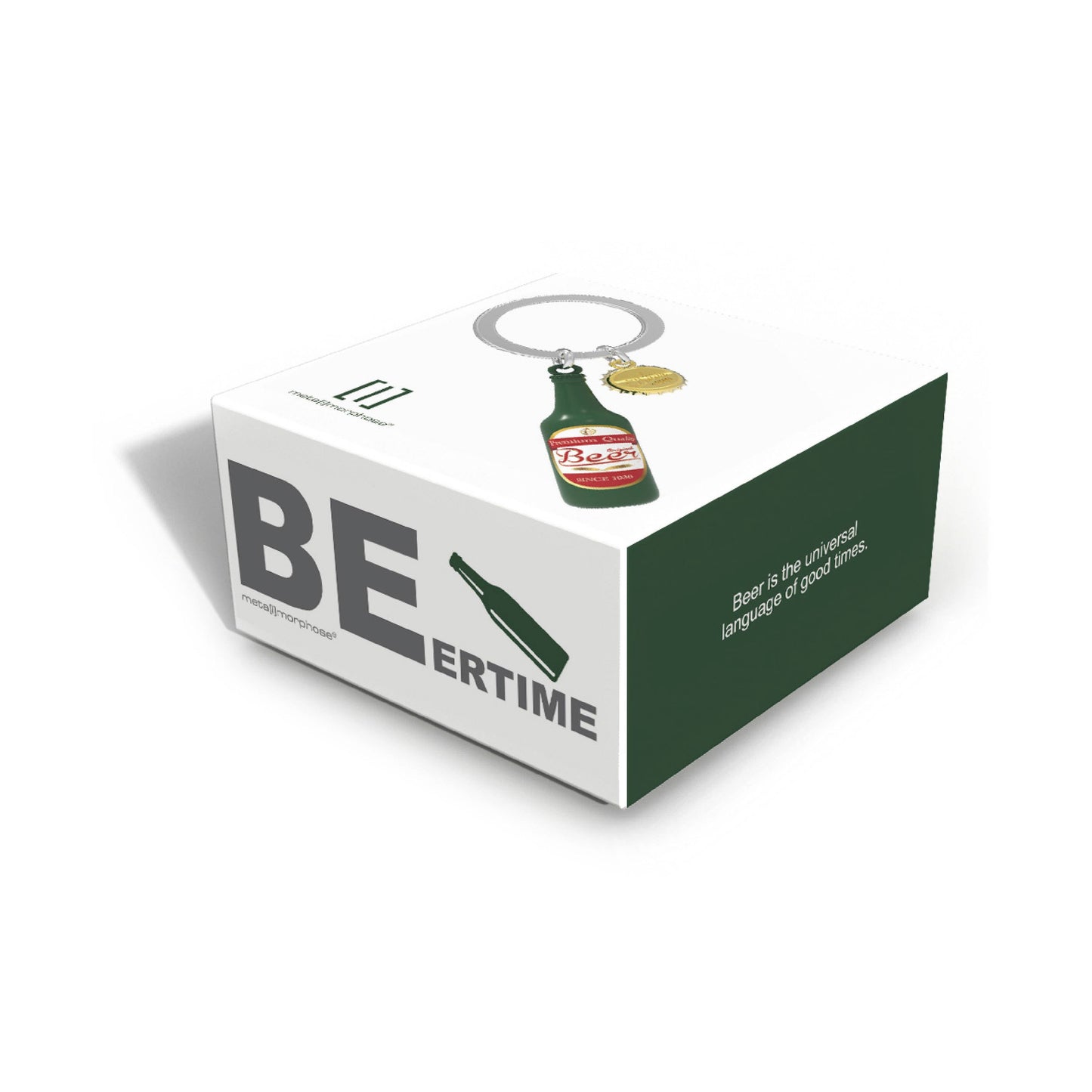Oli Olsen Metalmorphose Green Beer Bottle Keyring