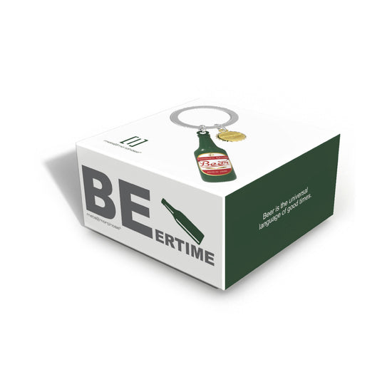 Oli Olsen Metalmorphose Green Beer Bottle Keyring