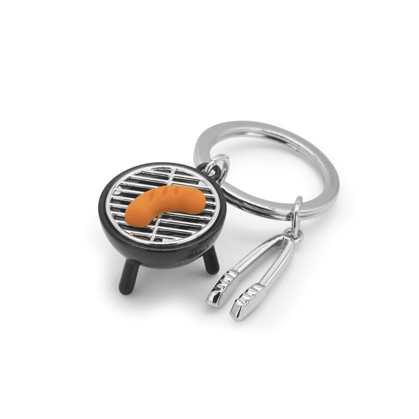 Oli Olsen Metalmorphose Keyring - Black & Chrome BBQ Keyring